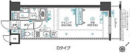 フェニックス新横濱クアトロ ワンルームの間取図画像