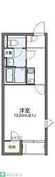 レオネクストエムズ早渕1 1Kの間取図画像