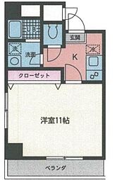 ISグランデ小机A 1Kの間取図画像
