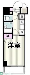 トーシンフェニックス新横濱イクシール 1Kの間取図画像