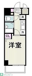 トーシンフェニックス新横濱イクシール 1Kの間取図画像