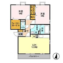 カーサ　フェリーチェ　ＡＢ B305 ｜ 茨城県つくば市花畑2丁目2-5(B)2（賃貸アパート2LDK・3階・60.88㎡） その2