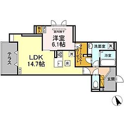 間取図画像 1LDK
