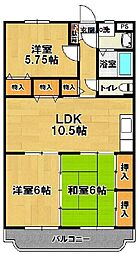 春日カネエーズ 3LDKの間取図画像