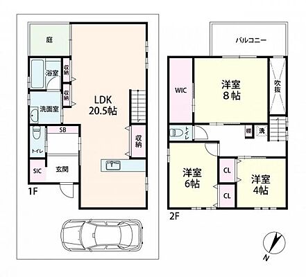 間取り 西淀川区中島1丁目