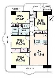 間取図画像 4LDK
