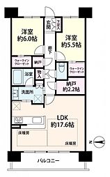 間取図画像 2SLDK