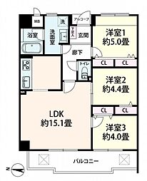 間取図画像 3LDK