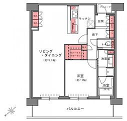 間取図画像 1LDK