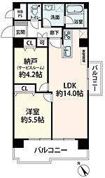 間取図画像 1SLDK