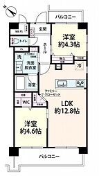 ライオンズマンション西淀川 2LDKの間取図画像
