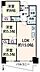 間取り：66平米/3LDKの南向き住戸です。