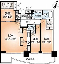 間取図画像 3LDK