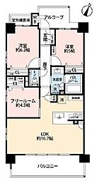 エヌヴィ六甲篠原 2SLDKの間取図画像