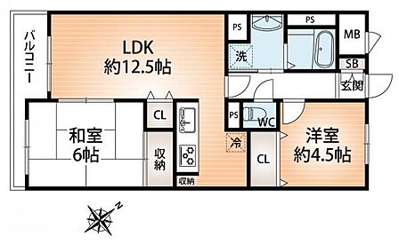 間取り図です。