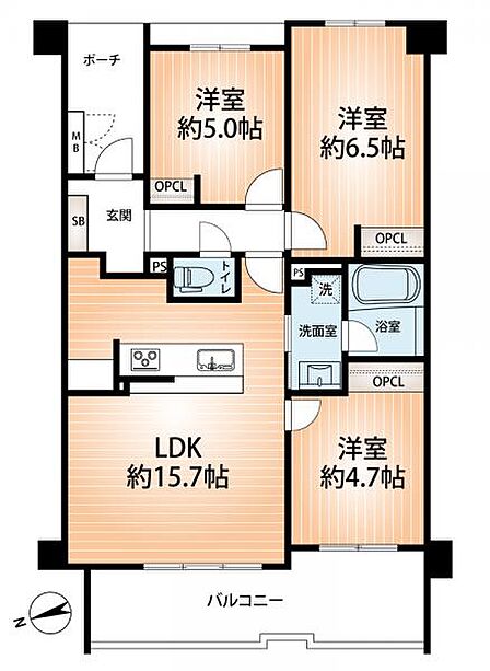 シンプルな間取りで使い勝手◎。 寝室や子ども部屋、趣味の空間など自由な使い方が楽しめます。 【即日案内可】お問い合わせは朝日住宅まで