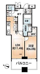 トア山手ザ・神戸タワー 1LDKの間取図画像