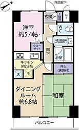 間取図画像 2DK