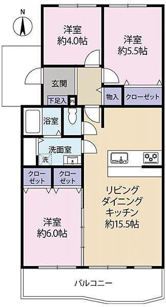 間取りを拡大表示