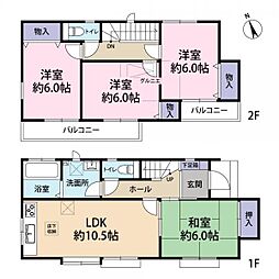 東大和・芋窪　中古戸建 4LDKの間取り
