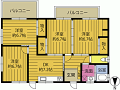 物件の間取り
