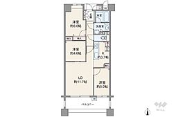 間取図画像 3LDK