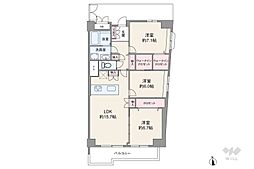 リベル 3LDKの間取図画像