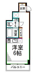 JR中央本線 西荻窪駅 徒歩4分の賃貸マンション 1階1Kの間取り