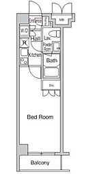 JR中央本線 西荻窪駅 徒歩4分の賃貸マンション 1階1Kの間取り