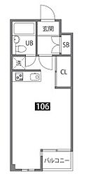 JR中央本線 西荻窪駅 徒歩5分の賃貸マンション 1階1Kの間取り