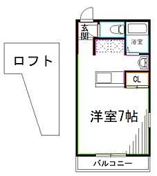 間取図画像 1K