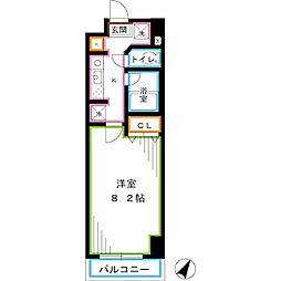 ステラメゾン荻窪 1Kの間取図画像