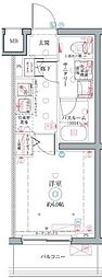 杉並区今川1丁目マンション 1Kの間取図画像
