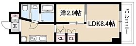 Sun Heart池下  ｜ 愛知県名古屋市千種区池下1丁目3-15（賃貸マンション1LDK・8階・33.42㎡） その2