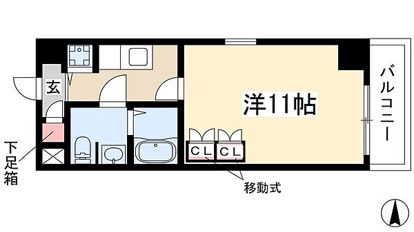 カーサステラ ｜愛知県名古屋市昭和区檀溪通2丁目(賃貸マンション1K・8階・32.31㎡)の写真 その2