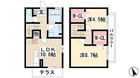 Wing　SII  ｜ 愛知県名古屋市守山区瀬古1丁目245（賃貸アパート2LDK・1階・67.30㎡） その2