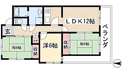 ラクラッシィ社ヶ丘 3LDKの間取図画像