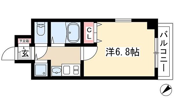 プレサンス千種駅前ネオステージ ｜愛知県名古屋市千種区内山3丁目(賃貸マンション1R・3階・22.20㎡)の写真 その2