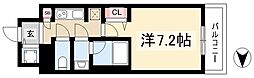 S-RESIDENCE丸の内駅前North 8階1Kの間取り