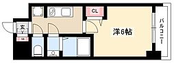 メイクス今池02 10階1Kの間取り