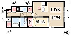 ローズグリーン香流  ｜ 愛知県名古屋市名東区香流1丁目706（賃貸アパート1LDK・1階・41.59㎡） その2