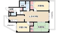 グランドハイリス本山 3階