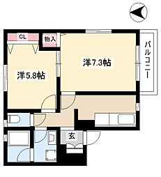 リーフレジデンス 2階