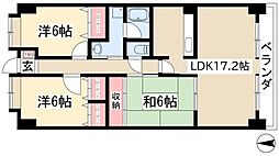 リーフマンショングランディア 2階