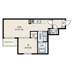 間取図画像 1LDK
