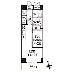 GRANDUKE東桜 7階1LDKの間取り