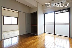 カニエビル2 5階2LDKのリビング/ダイニング