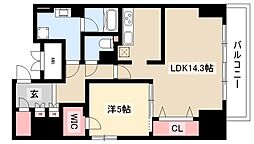 間取図画像 1LDK