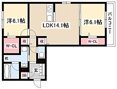 物件の間取り