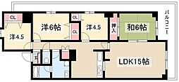 クレス 4LDKの間取図画像